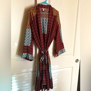 Victoria’s Secret patterned bathrobe